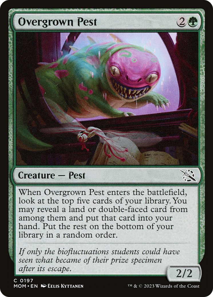 Overgrown Pest [March of the Machine] | Card Merchant Takapuna