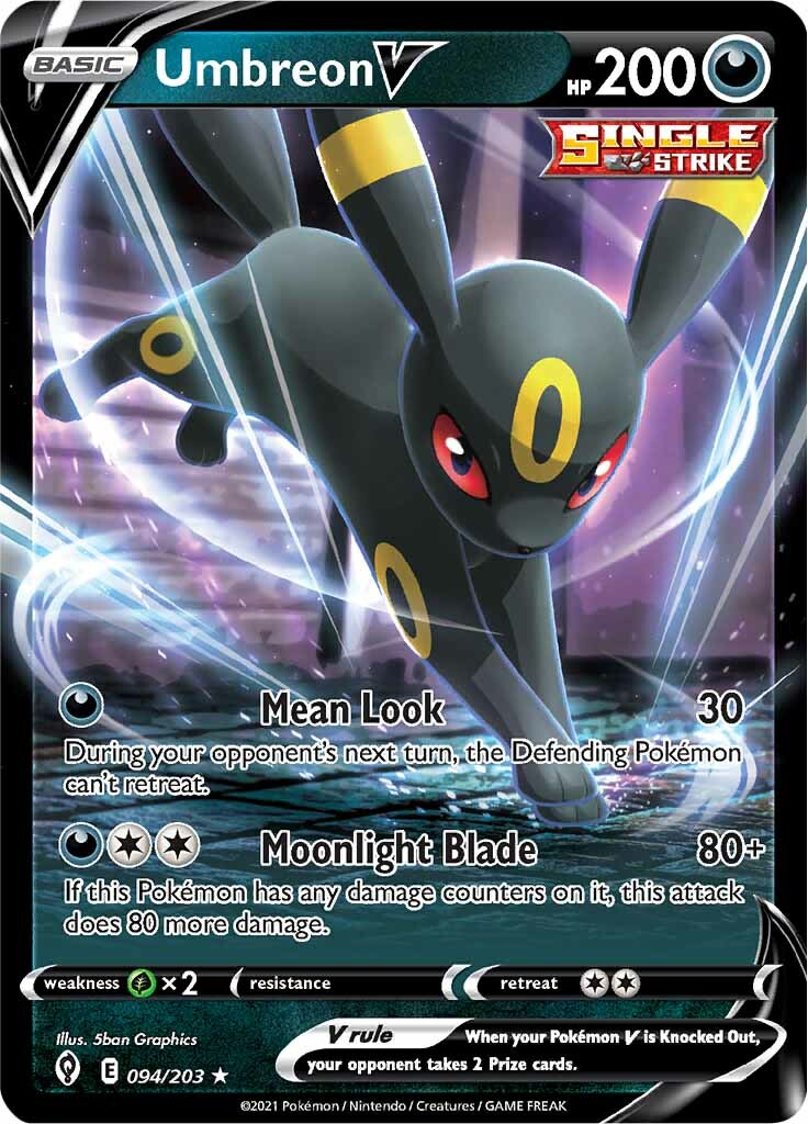 Umbreon V (094/203) [Sword & Shield: Evolving Skies] | Card Merchant Takapuna