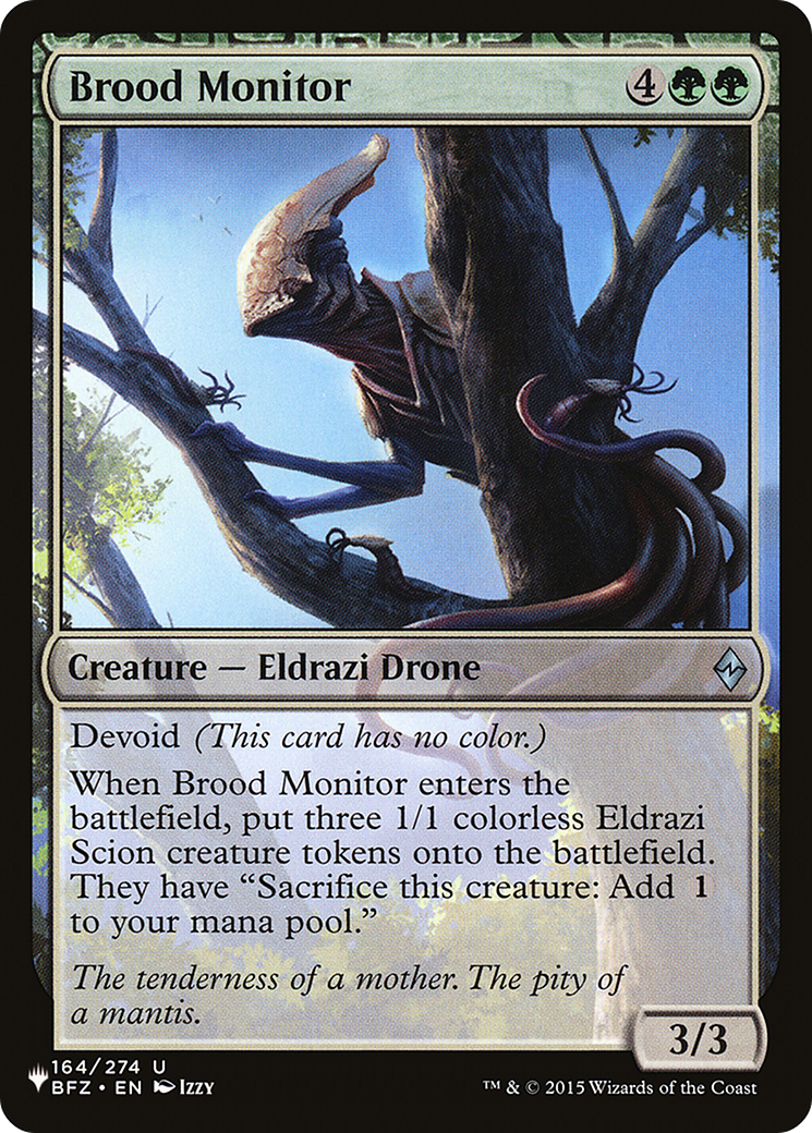 Brood Monitor [The List] | Card Merchant Takapuna