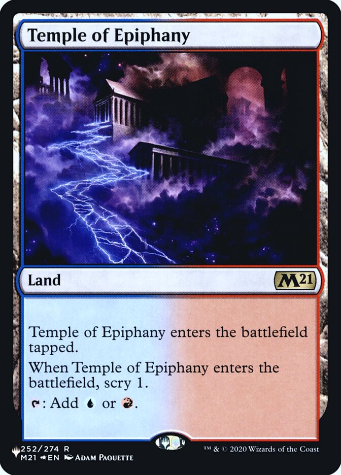 Temple of Epiphany [Secret Lair: Heads I Win, Tails You Lose] | Card Merchant Takapuna