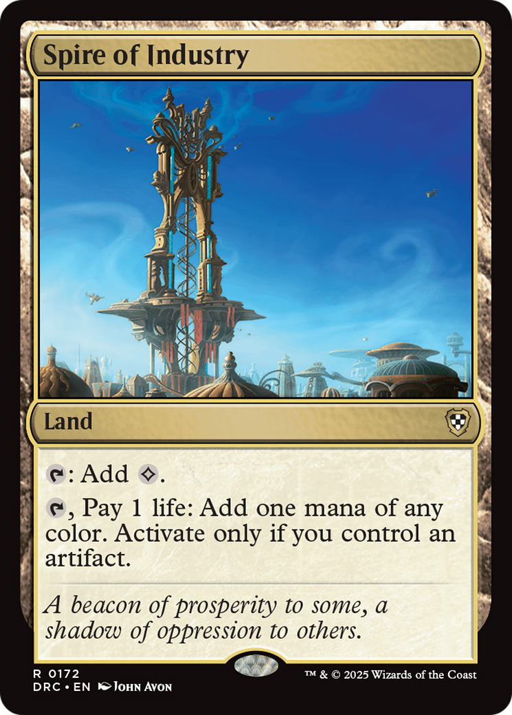 Spire of Industry [Aetherdrift Commander] | Card Merchant Takapuna