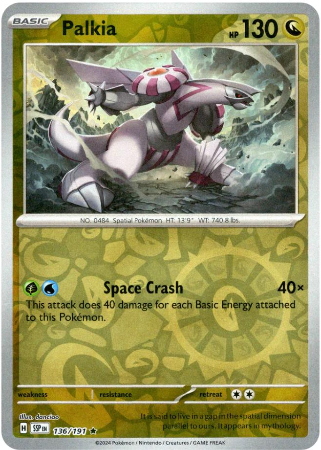 Palkia (136/191) [Scarlet & Violet: Surging Sparks] | Card Merchant Takapuna