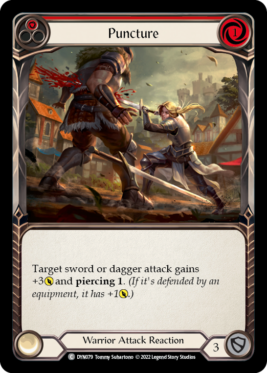 Puncture (Red) [DYN079] (Dynasty) | Card Merchant Takapuna