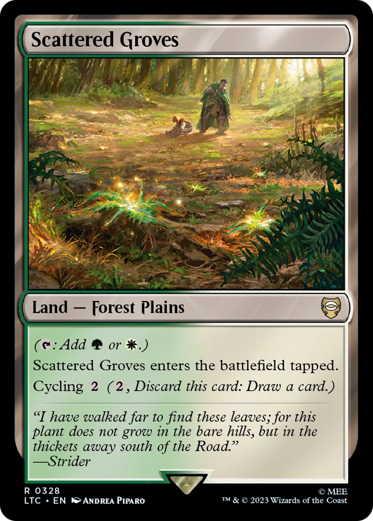 Scattered Groves [The Lord of the Rings: Tales of Middle-Earth Commander] | Card Merchant Takapuna