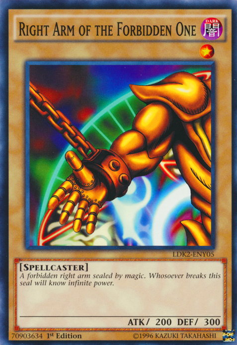 Right Arm of the Forbidden One [LDK2-ENY05] Common | Card Merchant Takapuna