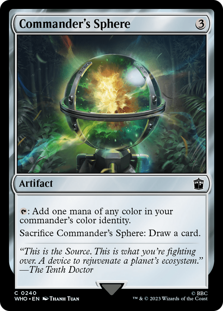 Commander's Sphere [Doctor Who] | Card Merchant Takapuna