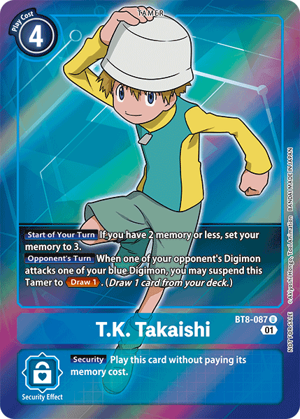 T.K. Takaishi [BT8-087] (Alternative Art - Box Topper) [New Awakening] | Card Merchant Takapuna