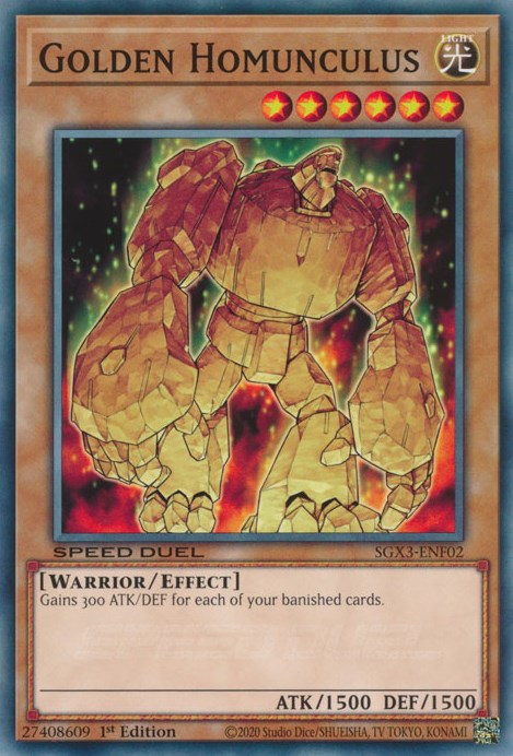 Golden Homunculus [SGX3-ENF02] Common | Card Merchant Takapuna