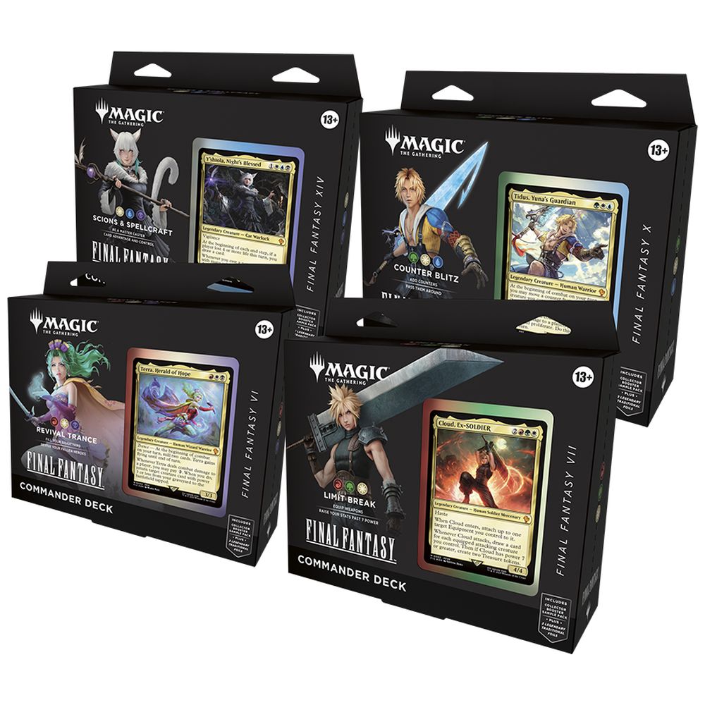 **PRE-ORDER** MTG Commander Decks - Final Fantasy | Card Merchant Takapuna