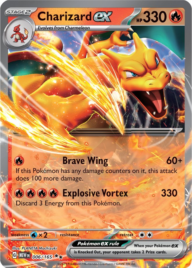 Charizard ex (006/165) [Scarlet & Violet 151] | Card Merchant Takapuna