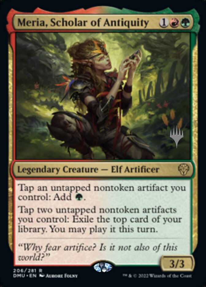 Meria, Scholar of Antiquity (Promo Pack) [Dominaria United Promos] | Card Merchant Takapuna