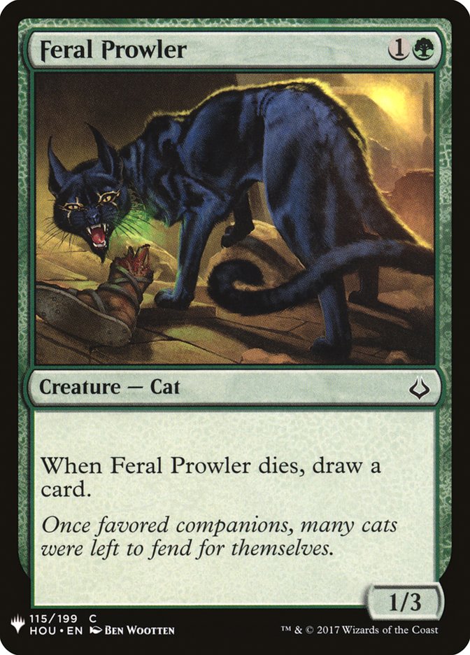 Feral Prowler [Mystery Booster] | Card Merchant Takapuna