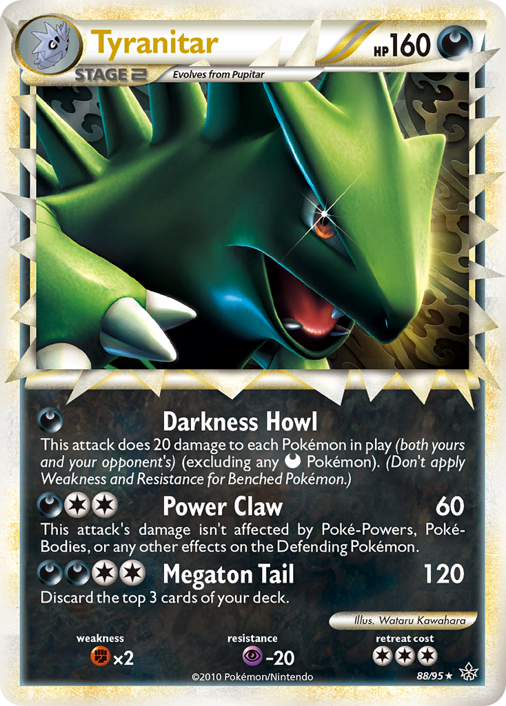 Tyranitar (88/95) [HeartGold & SoulSilver: Unleashed] | Card Merchant Takapuna