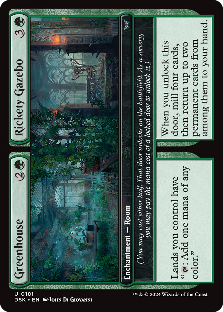 Greenhouse // Rickety Gazebo [Duskmourn: House of Horror] | Card Merchant Takapuna