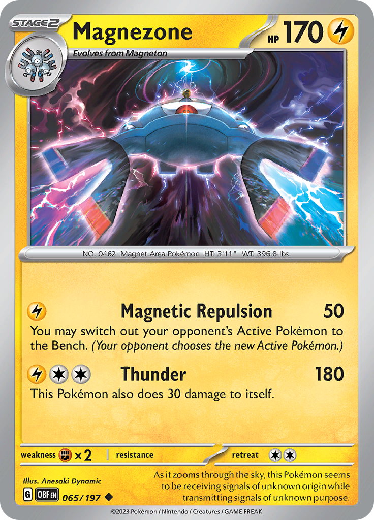 Magnezone (065/197) [Scarlet & Violet: Obsidian Flames] | Card Merchant Takapuna