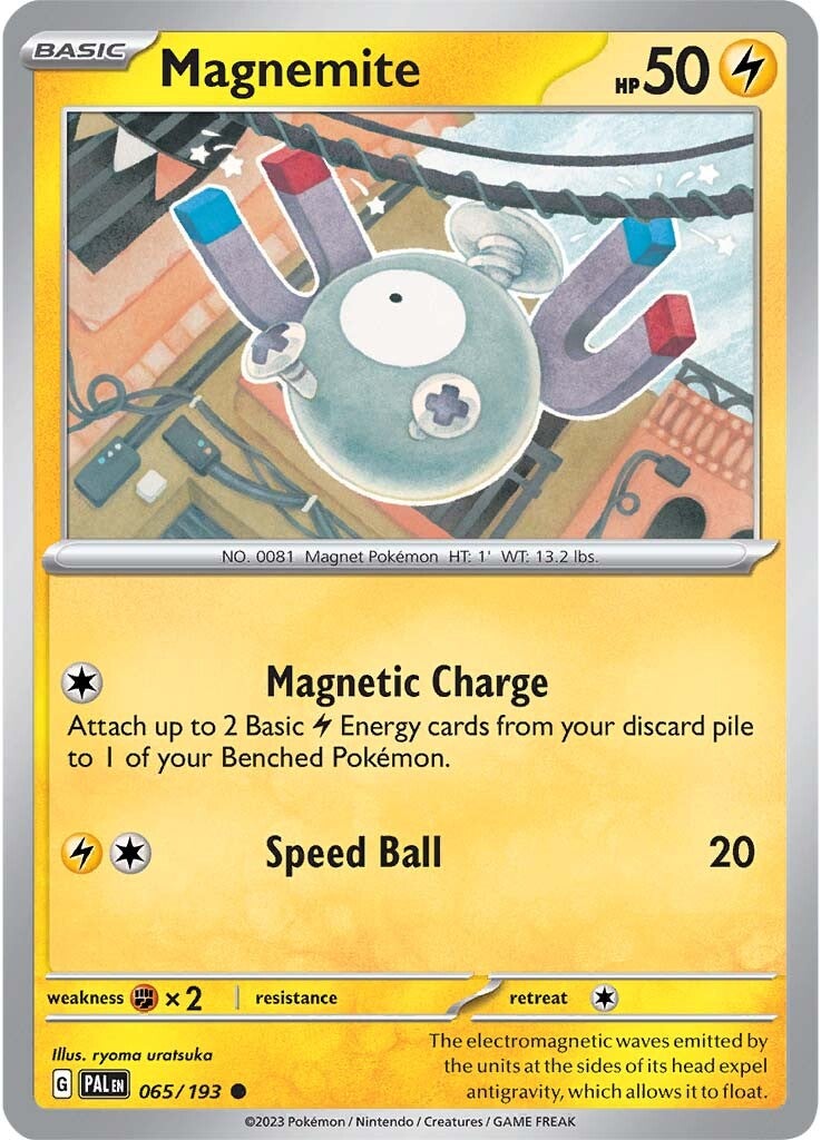 Magnemite (065/193) [Scarlet & Violet: Paldea Evolved] | Card Merchant Takapuna