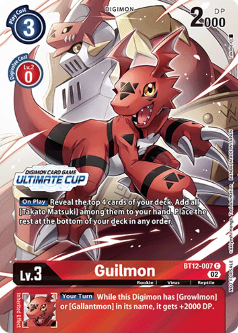 Guilmon [BT12-007] (Ultimate Cup) [Across Time Promos] | Card Merchant Takapuna