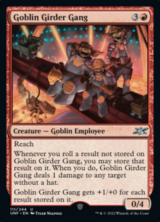 Goblin Girder Gang [Unfinity] | Card Merchant Takapuna