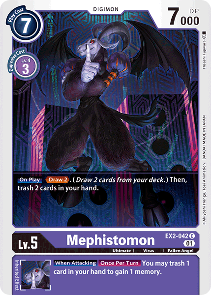 Mephistomon [EX2-042] [Digital Hazard] | Card Merchant Takapuna