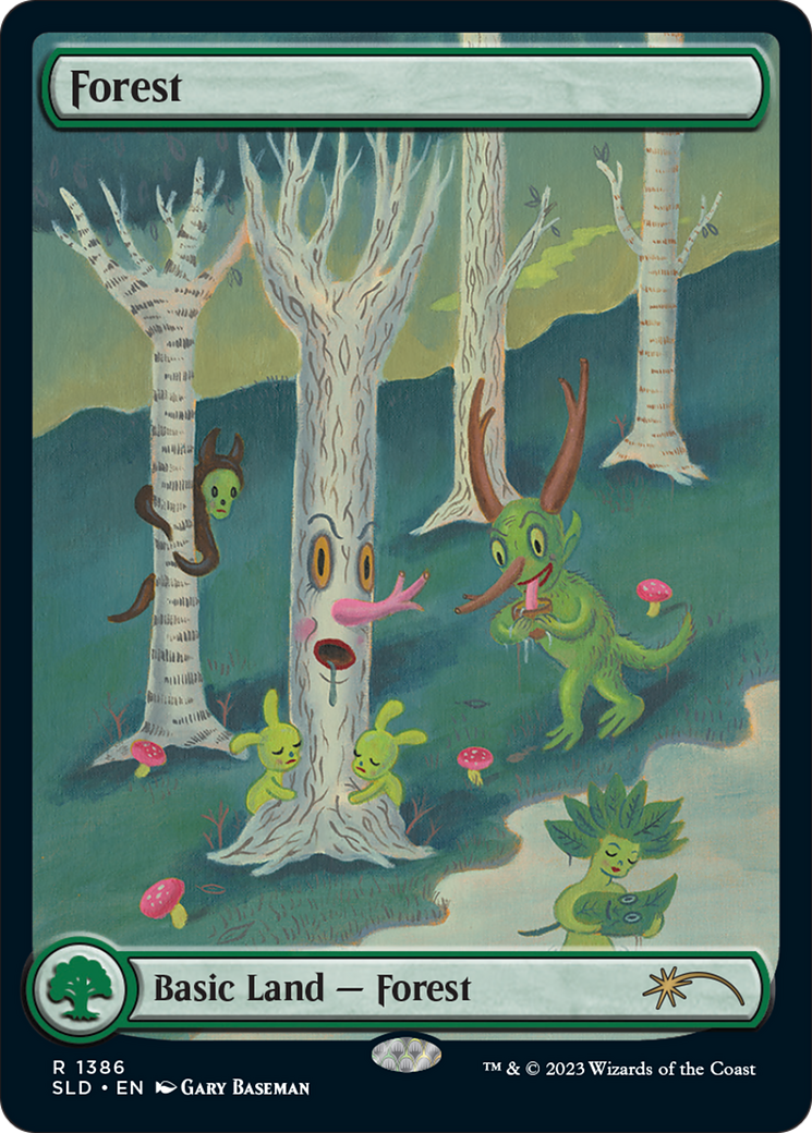 Forest (1386) [Secret Lair Drop Series] | Card Merchant Takapuna