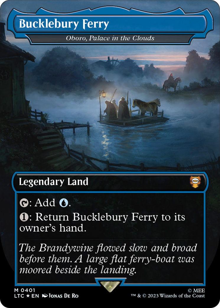 Bucklebury Ferry - Oboro, Palace in the Clouds (Surge Foil Realms and Relics) [The Lord of the Rings: Tales of Middle-Earth Commander] | Card Merchant Takapuna