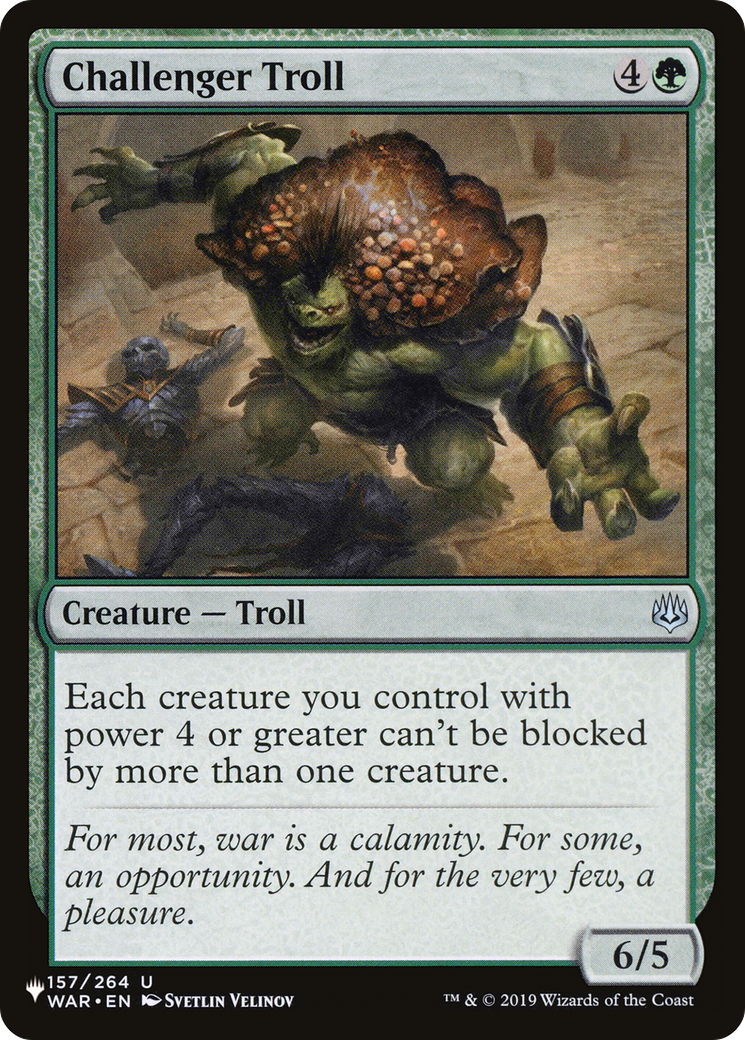 Challenger Troll [The List] | Card Merchant Takapuna