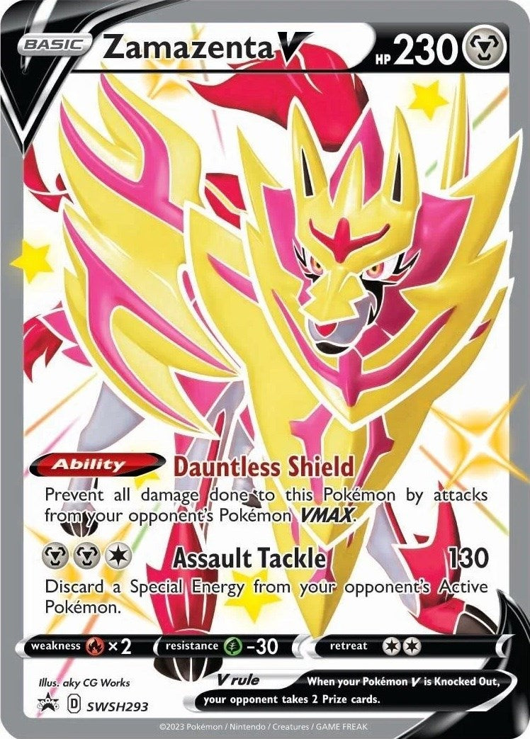 Zamazenta V (SWSH293) [Sword & Shield: Black Star Promos] | Card Merchant Takapuna