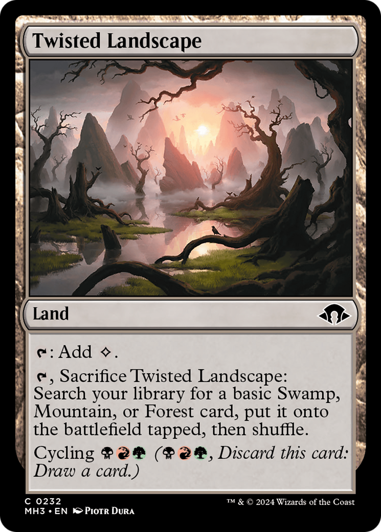 Twisted Landscape [Modern Horizons 3] | Card Merchant Takapuna