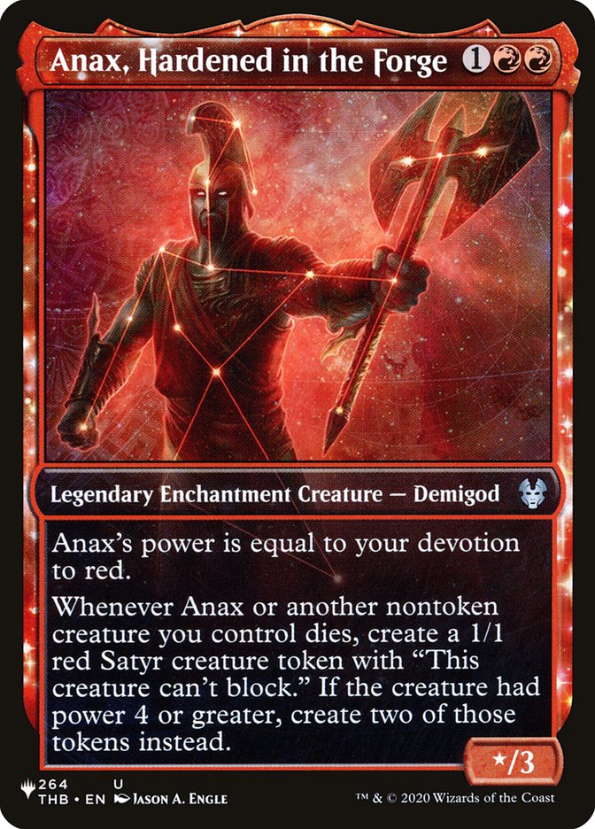 Anax, Hardened in the Forge [The List] | Card Merchant Takapuna