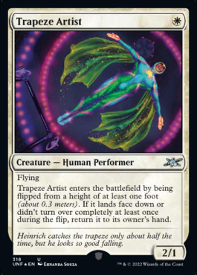 Trapeze Artist (Galaxy Foil) [Unfinity] | Card Merchant Takapuna