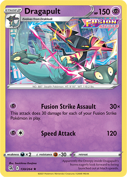 Dragapult (130/264) [Sword & Shield: Fusion Strike] | Card Merchant Takapuna