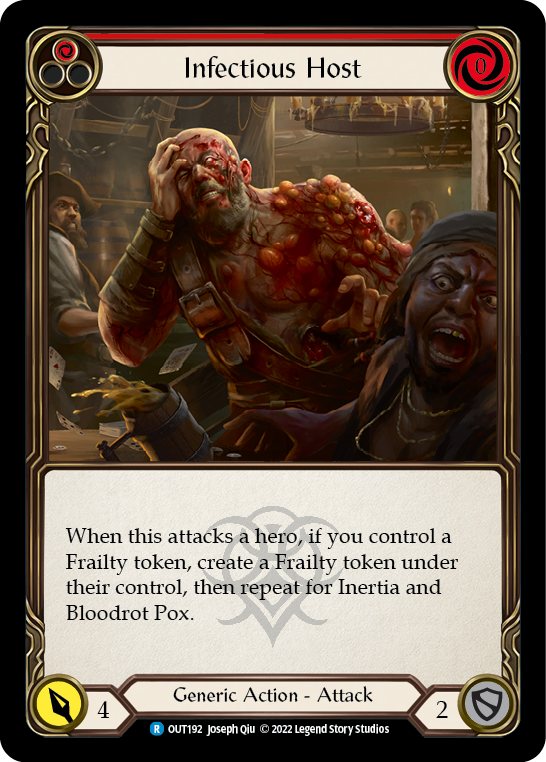 Infectious Host (Red) [OUT192] (Outsiders) | Card Merchant Takapuna