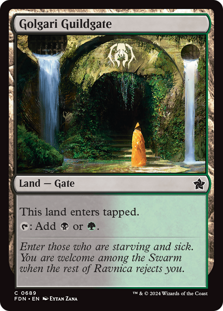 Golgari Guildgate [Foundations] | Card Merchant Takapuna