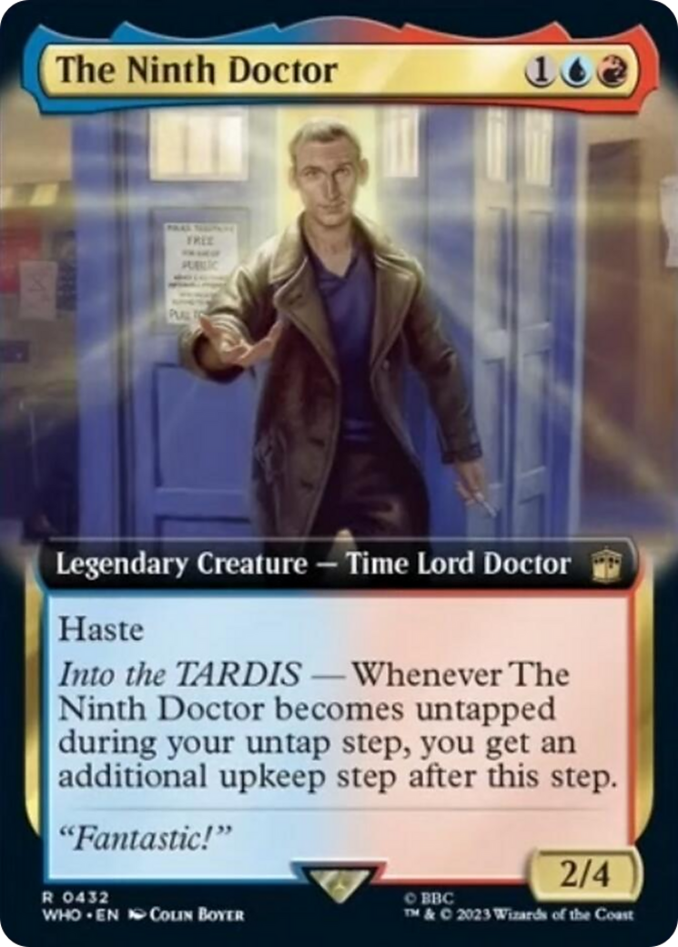 The Ninth Doctor (Extended Art) [Doctor Who] | Card Merchant Takapuna