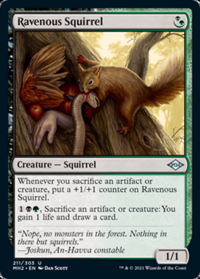 Ravenous Squirrel [Modern Horizons 2] | Card Merchant Takapuna