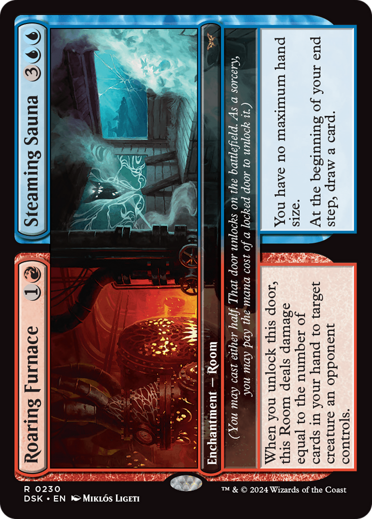 Roaring Furnace // Steaming Sauna [Duskmourn: House of Horror] | Card Merchant Takapuna