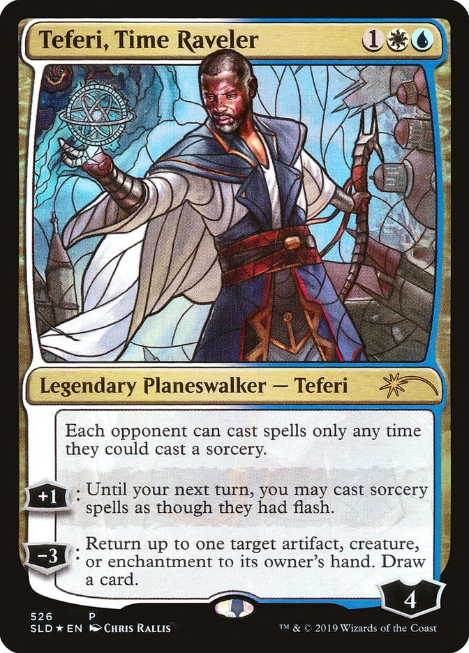 Teferi, Time Raveler (Stained Glass) [Secret Lair Drop Promos] | Card Merchant Takapuna