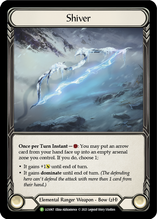 Shiver [LGS067] (Promo)  Cold Foil | Card Merchant Takapuna