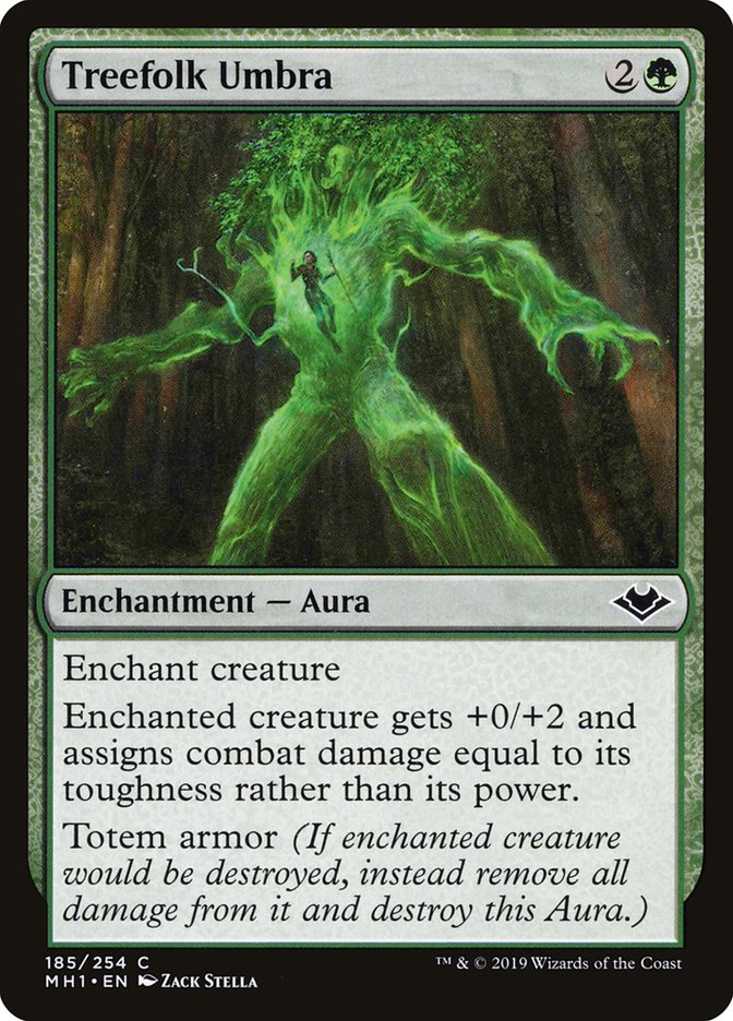 Treefolk Umbra [Modern Horizons] | Card Merchant Takapuna