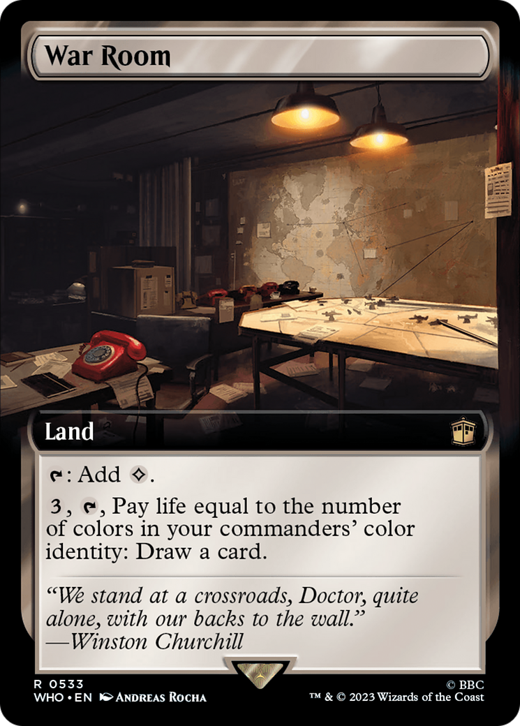 War Room (Extended Art) [Doctor Who] | Card Merchant Takapuna