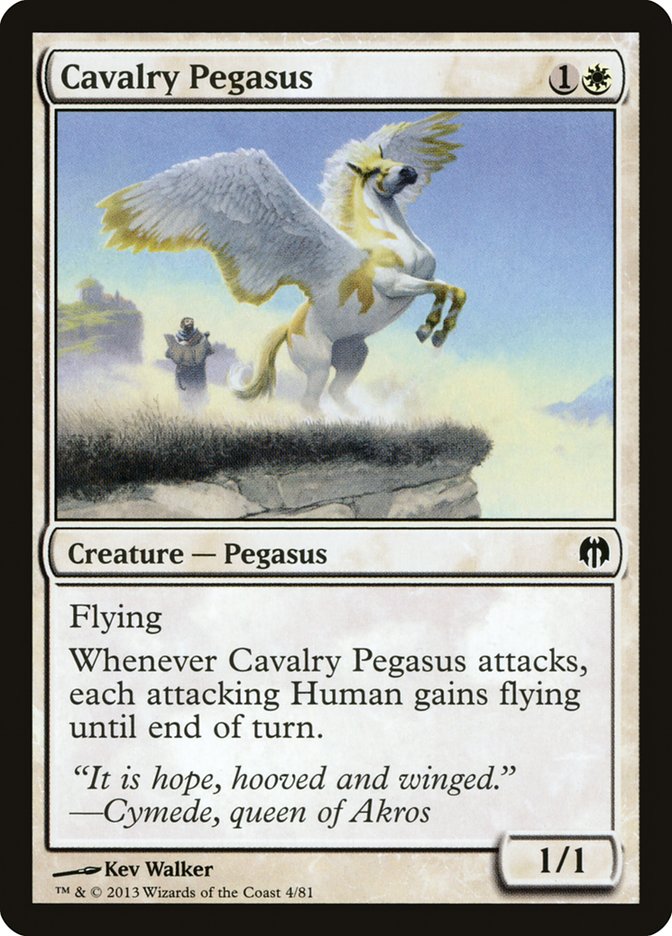 Cavalry Pegasus [Duel Decks: Heroes vs. Monsters] | Card Merchant Takapuna