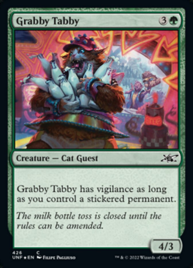 Grabby Tabby (Galaxy Foil) [Unfinity] | Card Merchant Takapuna