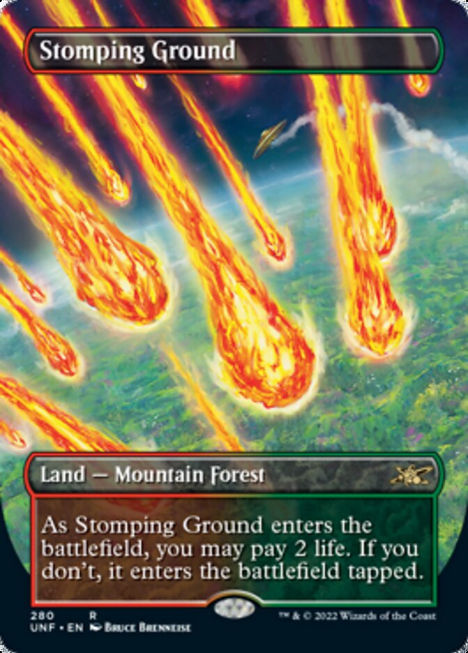 Stomping Ground (Borderless) [Unfinity] | Card Merchant Takapuna