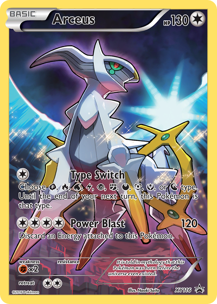 Arceus (XY116) [XY: Black Star Promos] | Card Merchant Takapuna