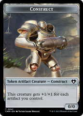 City's Blessing // Construct (41) Double-Sided Token [Commander Masters Tokens] | Card Merchant Takapuna