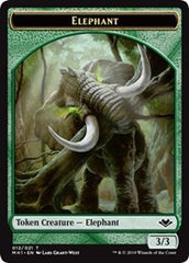 Elephant (012) // Spirit (016) Double-Sided Token [Modern Horizons Tokens] | Card Merchant Takapuna