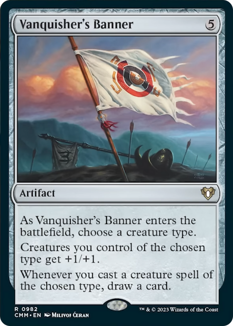 Vanquisher's Banner [Commander Masters] | Card Merchant Takapuna