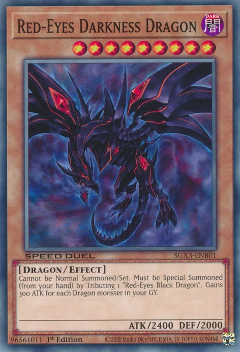 Red-Eyes Darkness Dragon [SGX3-ENB01] Common | Card Merchant Takapuna