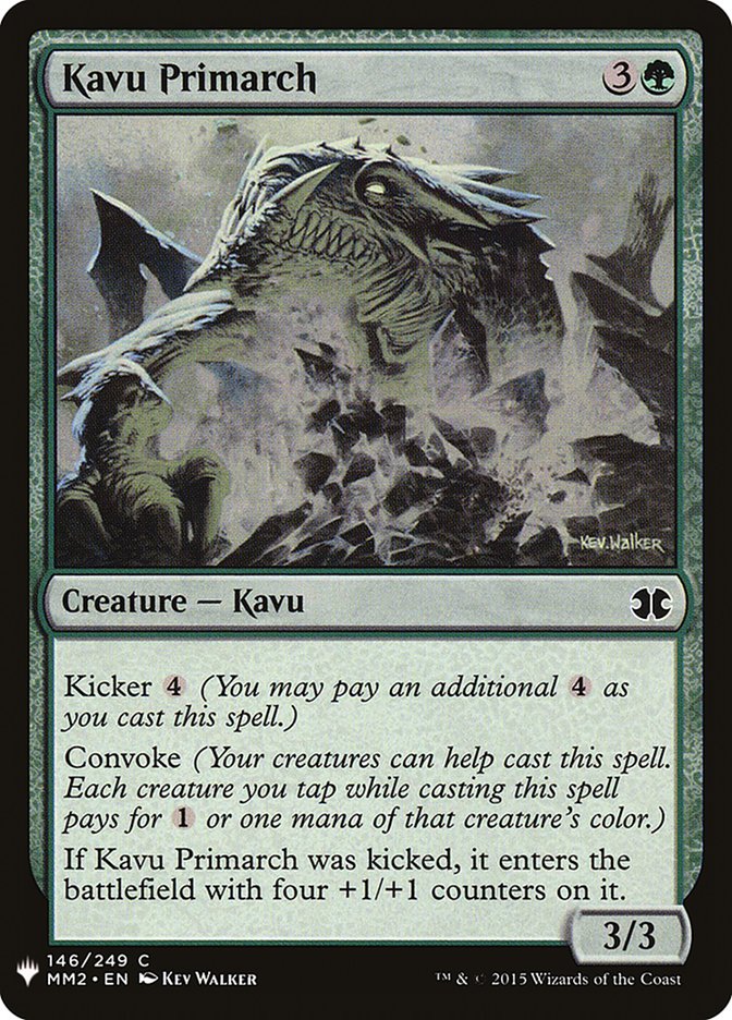 Kavu Primarch [Mystery Booster] | Card Merchant Takapuna