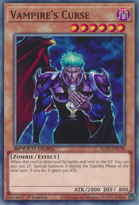 Vampire's Curse [SGX3-ENC08] Common | Card Merchant Takapuna